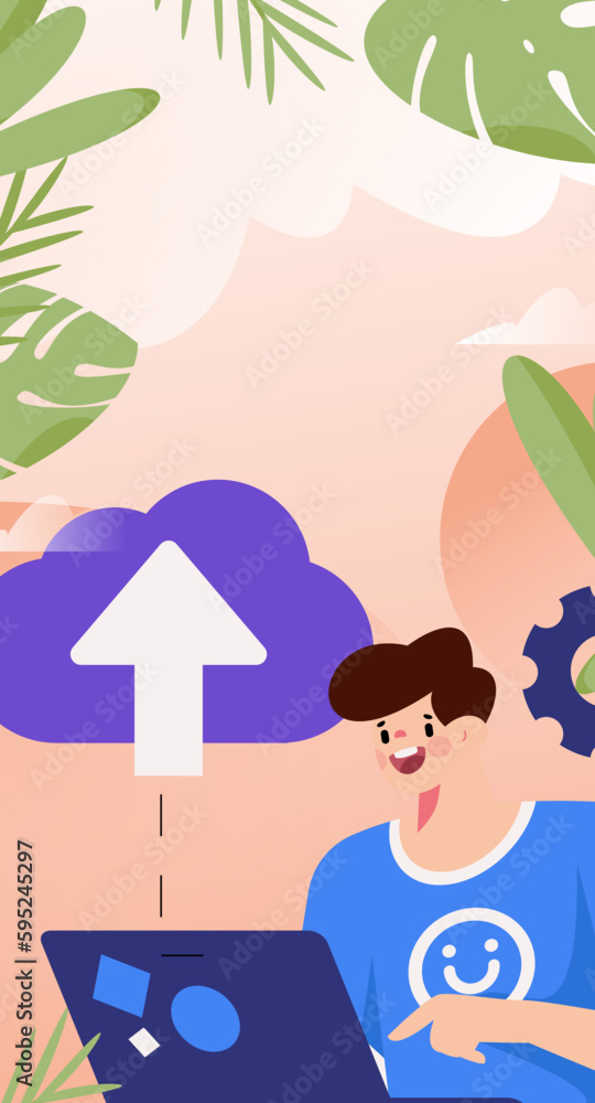 Business collaboration cloud computing flat vector concept operation hand drawn illustration
Business collaboration cloud computing flat vector concept operation hand drawn illustration