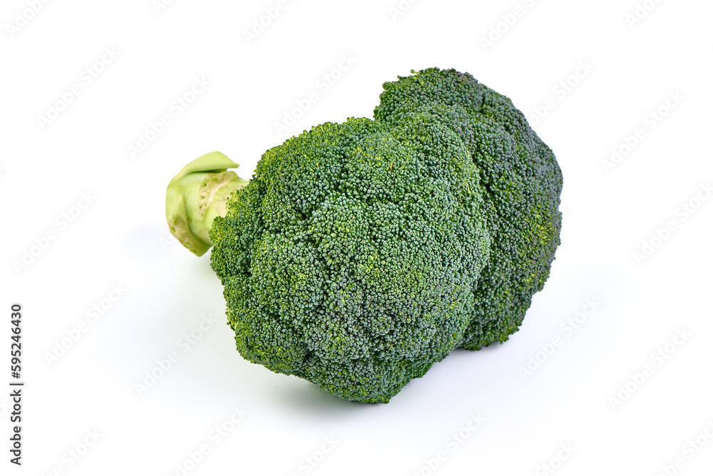 Fresh green broccoli, isolated on white background. High resolution image. Fresh green broccoli, isolated on white background. High resolution image.