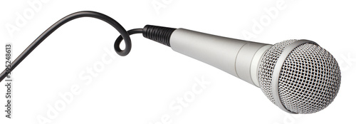 Wired microphone cut out