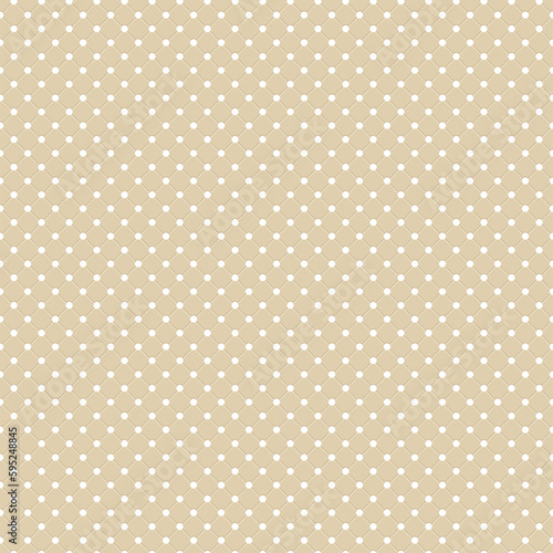 Brown Polka Dot Seamless Pattern Background