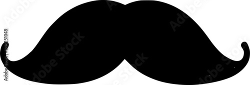 mustache icon vector symbol design illustration