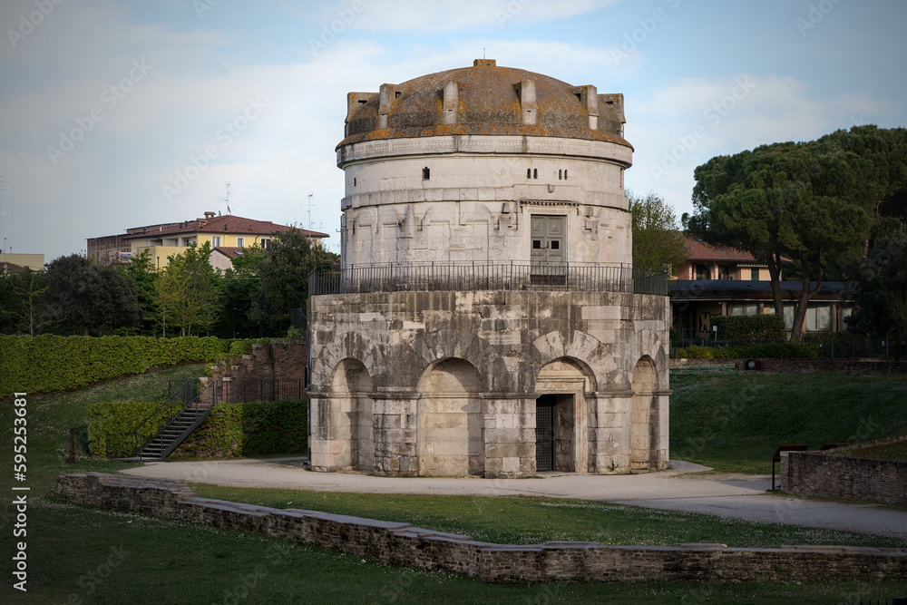 Mausoleo di Teodorico, located in Ravenna (Italy)
