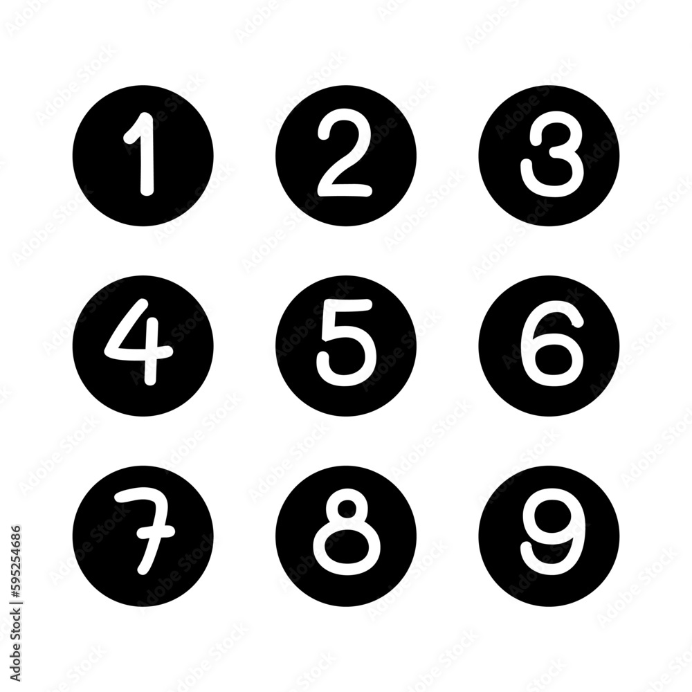 Number icon Number icon