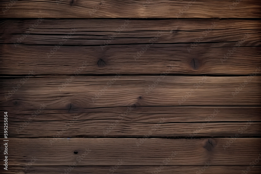Fototapeta premium Dark wooden texture. Rustic three-dimensional wood texture. Wood background. Modern wooden facing background