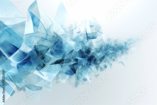 Beautiful light blue abstract background. Design element, AI generated, made by AI, artificial intelligence