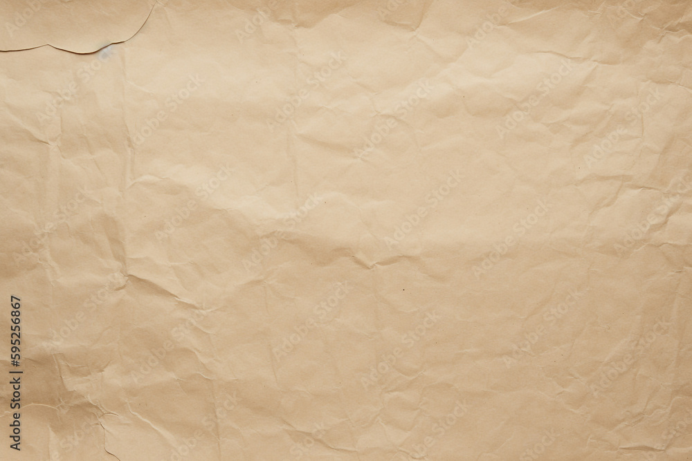 a piece of brown paper with a hole in it. Generative Ai a piece of brown paper with a hole in it. Generative Ai