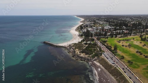 Summers day heading north towards cottesloe beach