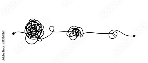 hand drawn of tangle scrawl sketch. Abstract scribble, Vector illustration.
