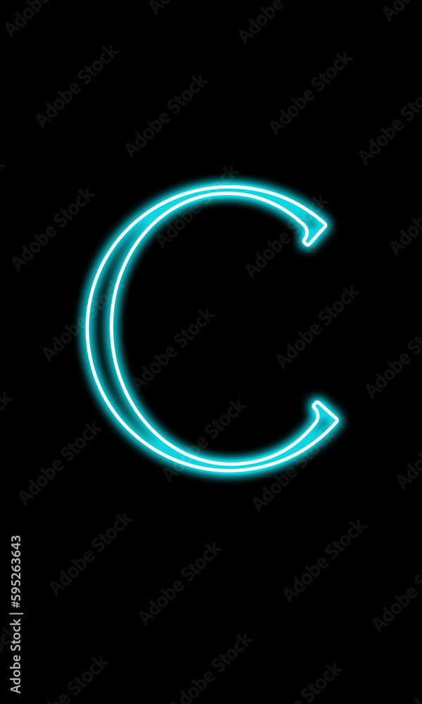 C LETTER NEON CURSIVE LETTER ILLUSTRATION FRO GRAPHICS RECURSES. C LETTER NEON CURSIVE LETTER ILLUSTRATION FRO GRAPHICS RECURSES.