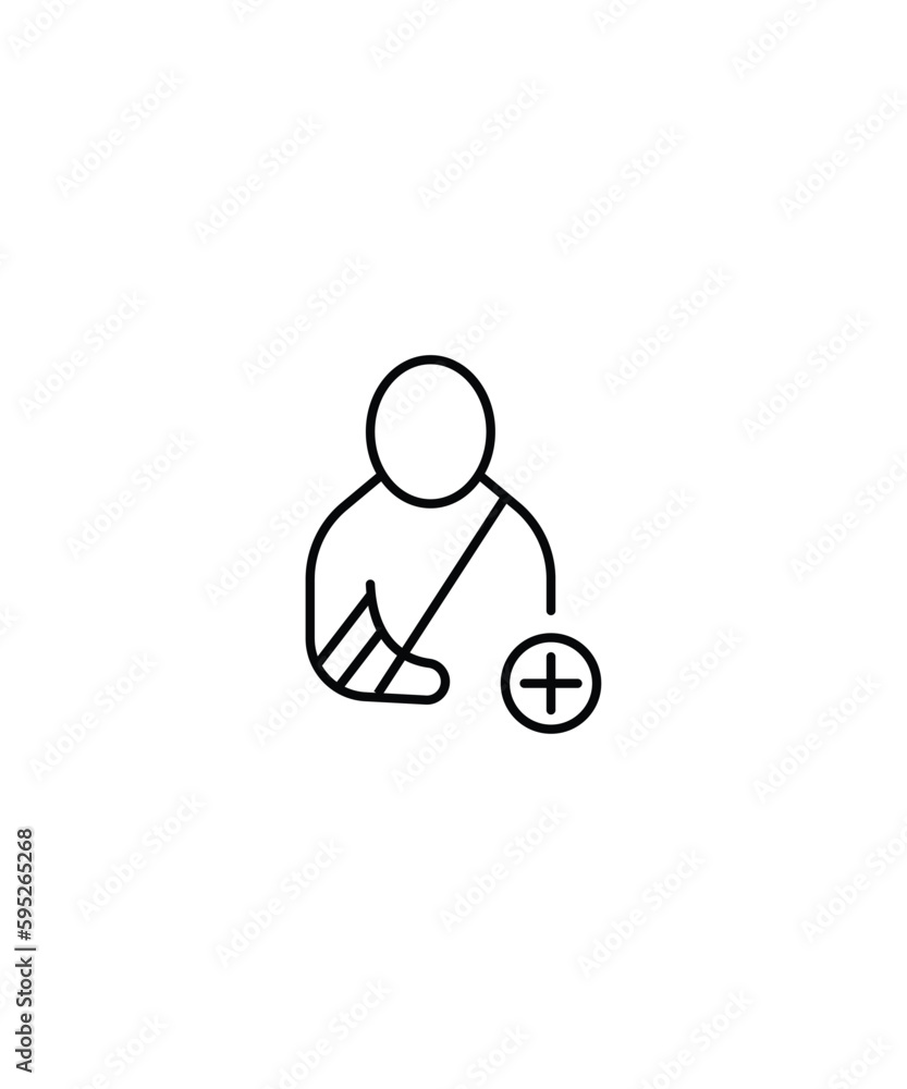 accident icon, vector best line icon. accident icon, vector best line icon.