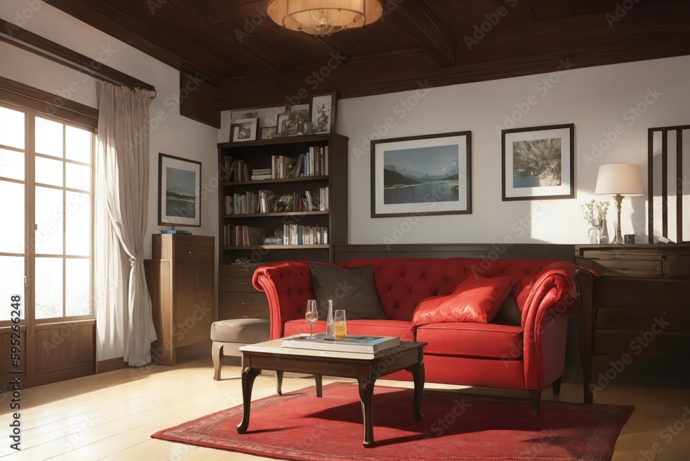Interior mockup with picture frame on a Wall. Living room in pastel colors with sofa and painting on a wall 3D render. Interior mockup with picture frame on a Wall. Living room in pastel colors with sofa and painting on a wall 3D render.