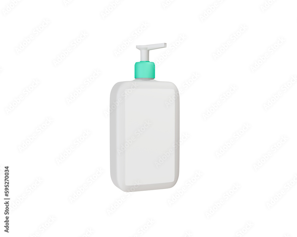 white plastic bottle white plastic bottle
