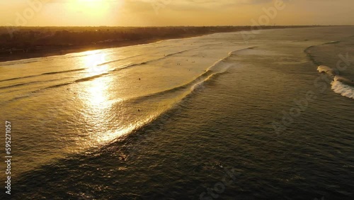 Surfers at Sunset - Changu Bali 