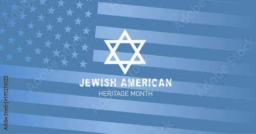 Jewish American Heritage Month. - vector banner