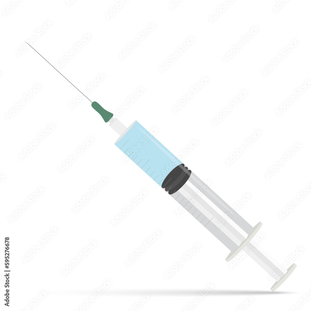 Hypodermic syringe disposable syringe medicine .A vaccination ,immunization ,filler or other medicine syringe injection medical icon. Vector illustration. Hypodermic syringe disposable syringe medicine .A vaccination ,immunization ,filler or other medicine syringe injection medical icon. Vector illustration.