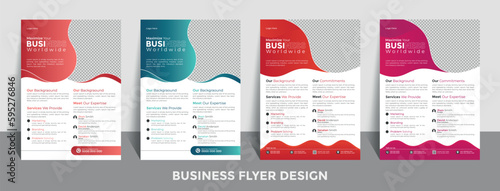 Modern, Creative, Corporate Business Flyer Design Template