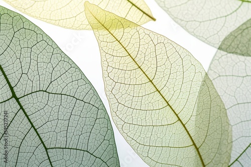 Translucent Leaves from Above. A Free Top-View Photo © Jonki