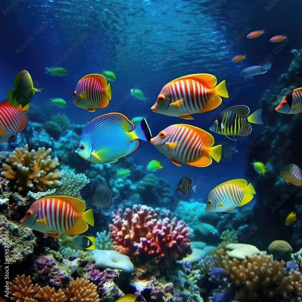 Bright Colorful Fishes