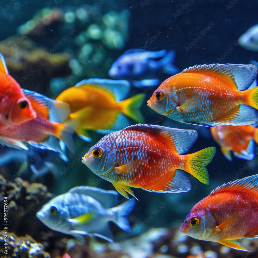 Bright Colorful Fishes Bright Colorful Fishes