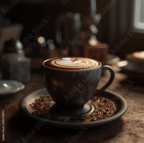 Cup of cappuccino