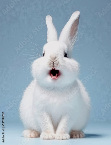 Cute white animal pet rabbit © Tatiana