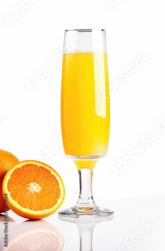 Glass of orange juice