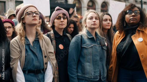 A group of feminists
