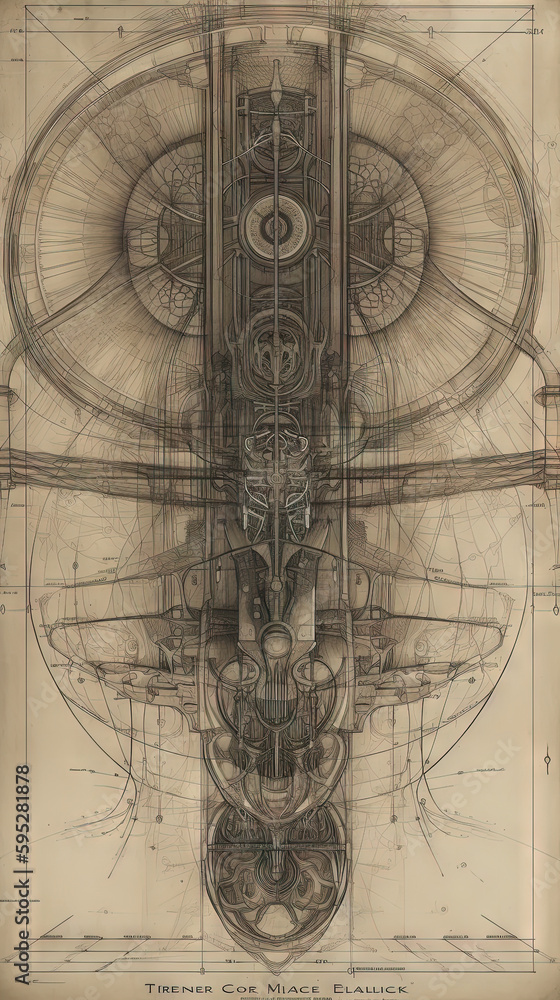 Schémas détaillés de l'âme humaine StockIllustration Adobe Stock