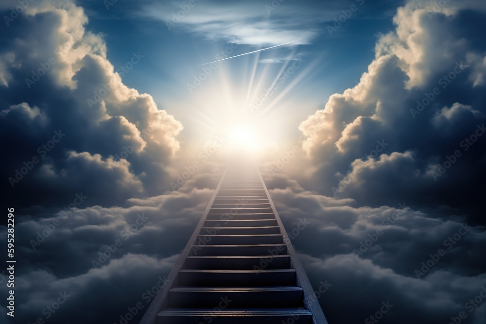 Cloud Stairway Heaven Image & Photo (Free Trial)