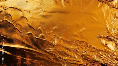 Pure gold fluid texture