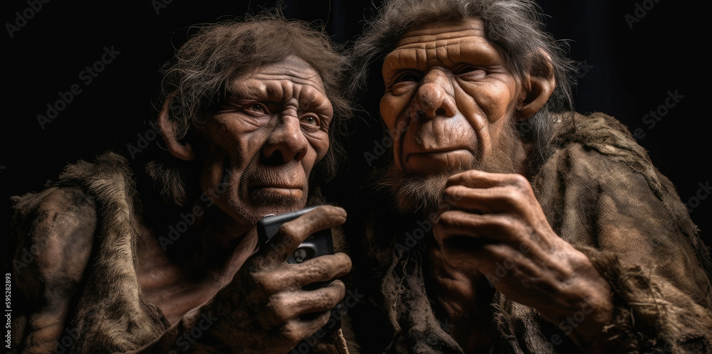 Neanderthals selfies