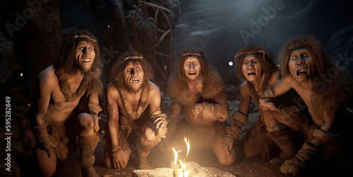 Neanderthals selfies © Tatiana
