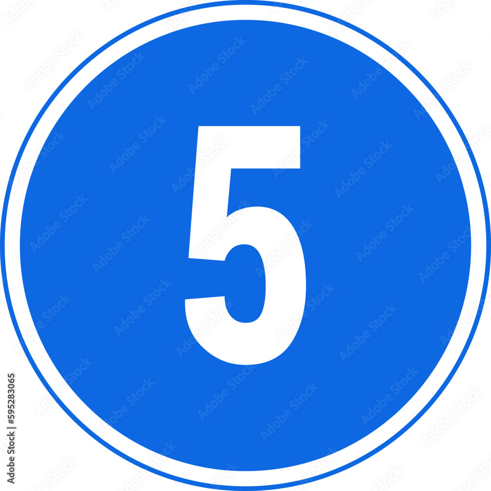 Minimum speed limit sign. Set of blue road signs of 5-140 kmh. Minimum speed limit sign. Set of blue road signs of 5-140 kmh.