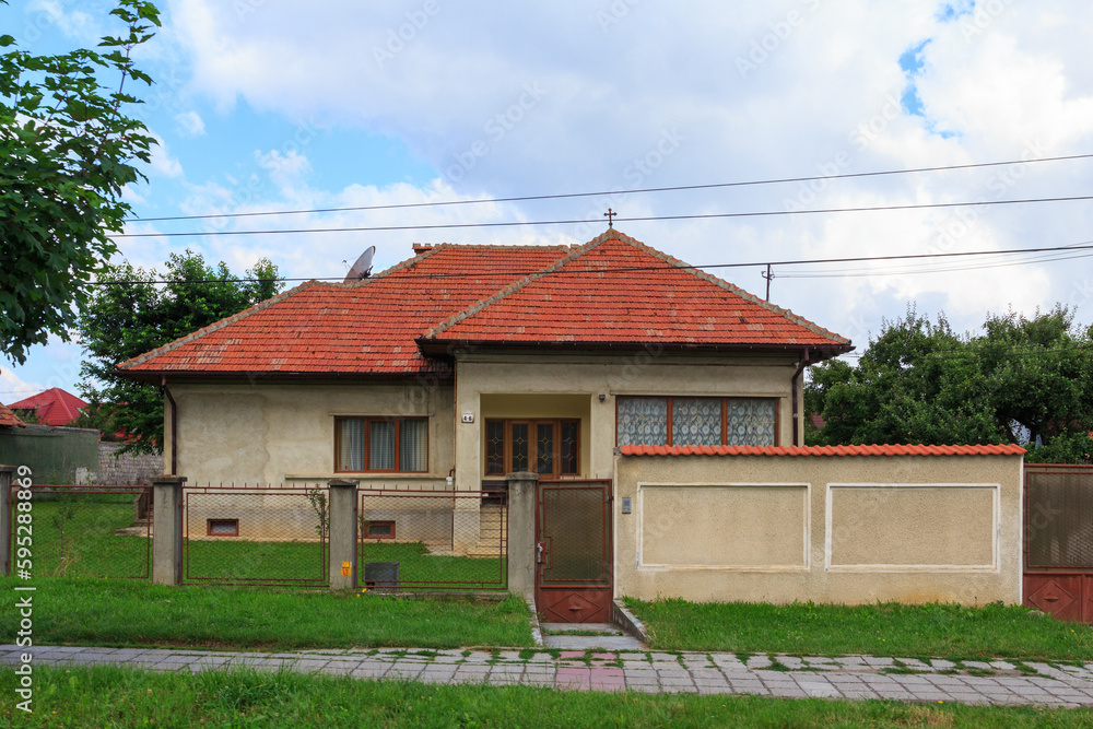 A traditional country house in the Transylvania region. Romania