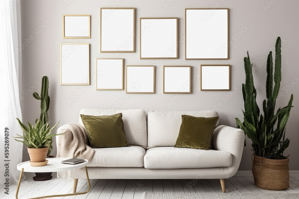 Beautiful Boho Blank Photo Frame Mockup in Neutral Muted Pastel Coloured Room wth Cactus Plants and Pampas Grass Beautiful Boho Blank Photo Frame Mockup in Neutral Muted Pastel Coloured Room wth Cactus Plants and Pampas Grass