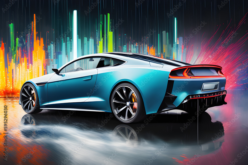 Naklejka premium Concept 