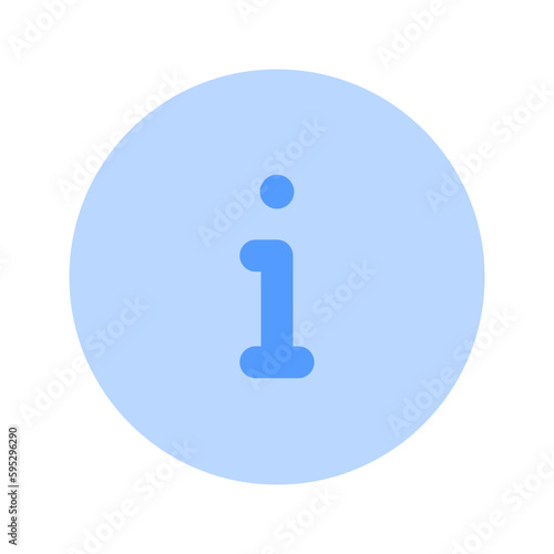 info duotone icon