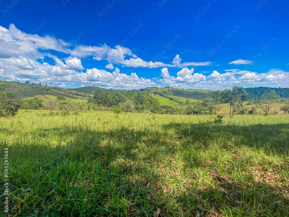 View of the mountains in Brazil.