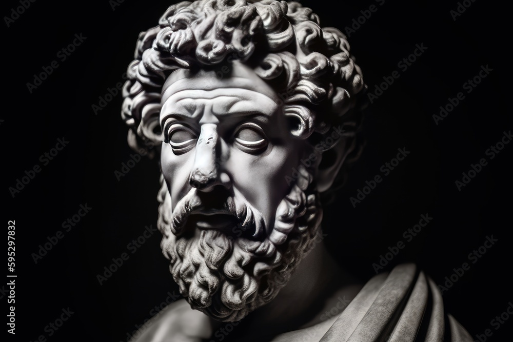 Dtoicism Marcus Aurelius. Generative AI
