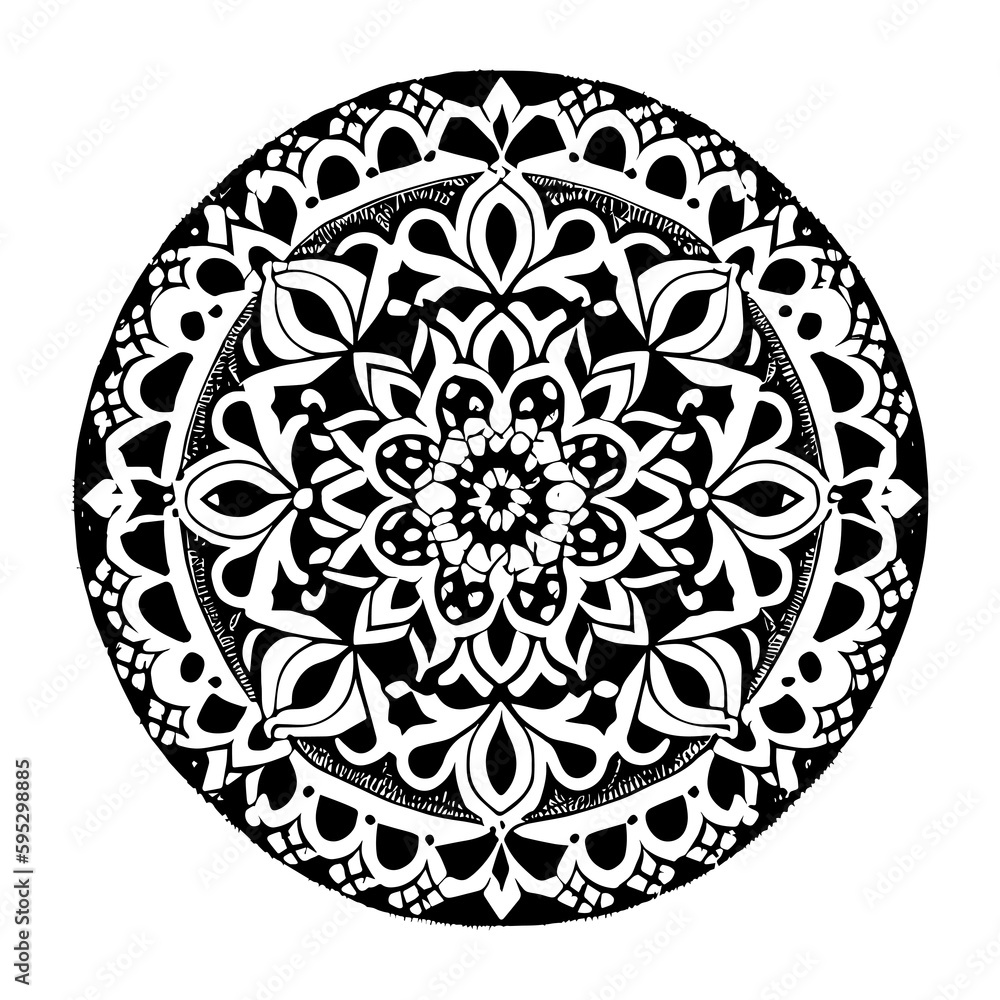 ornamental round lace ornament