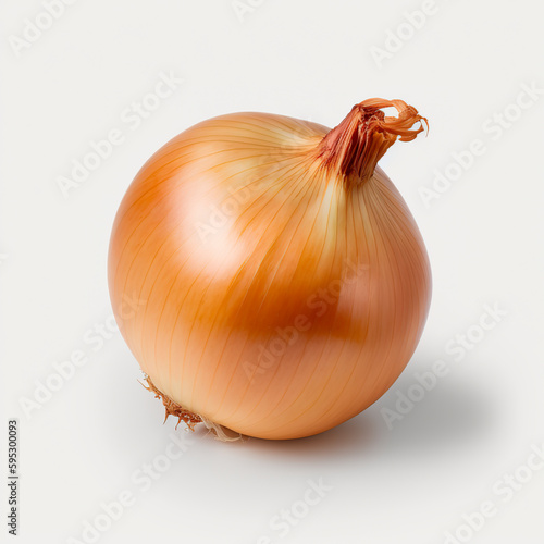 Wallpaper Mural Onions on white background. Generative AI. Torontodigital.ca