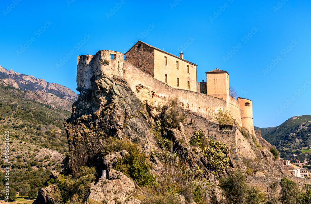 Citadel de Corte perched on a Rock, Corsica
