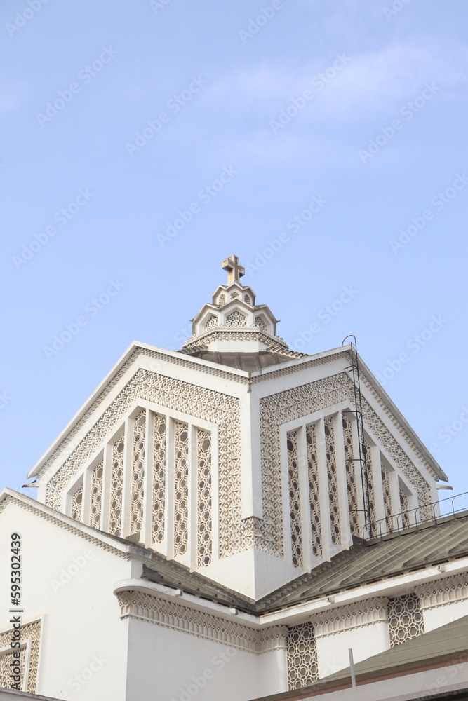 St. Peter's Cathedral in Rabat Morocco Building Exterior