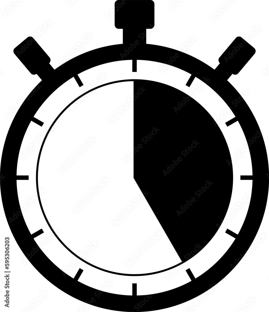 timer stopwatch icon vector illustration. Stock Vector Adobe Stock