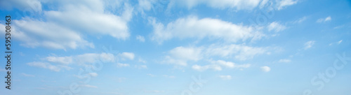 Clouds and sky,blue sky background with tiny clouds. panorama