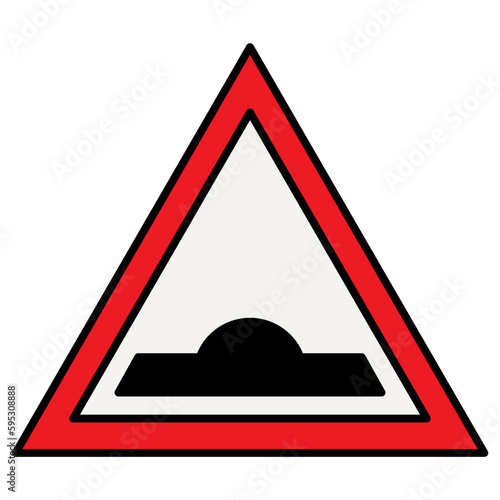 hump and bump traffic sign