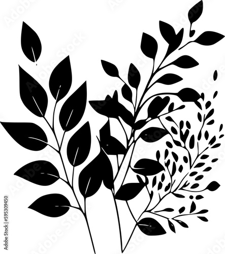 Leaves - High Quality Vector Logo - Vector illustration ideal for T-shirt graphic