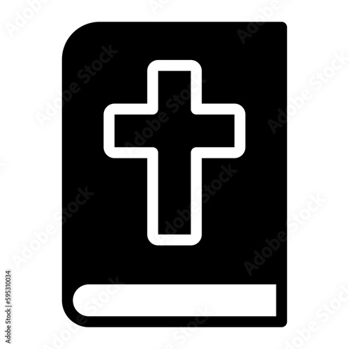 Theology glyph icon