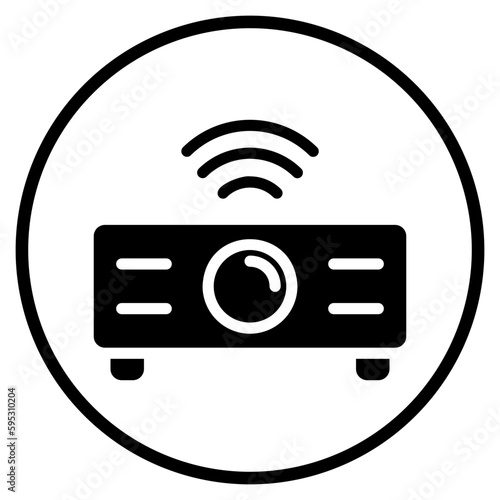 projector glyph icon