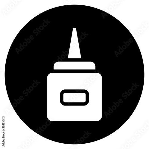 glue glyph icon